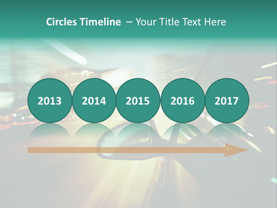 Zoom Blue Building PowerPoint Template