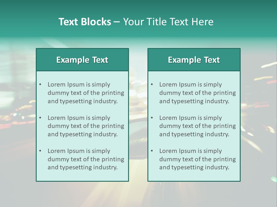 Zoom Blue Building PowerPoint Template