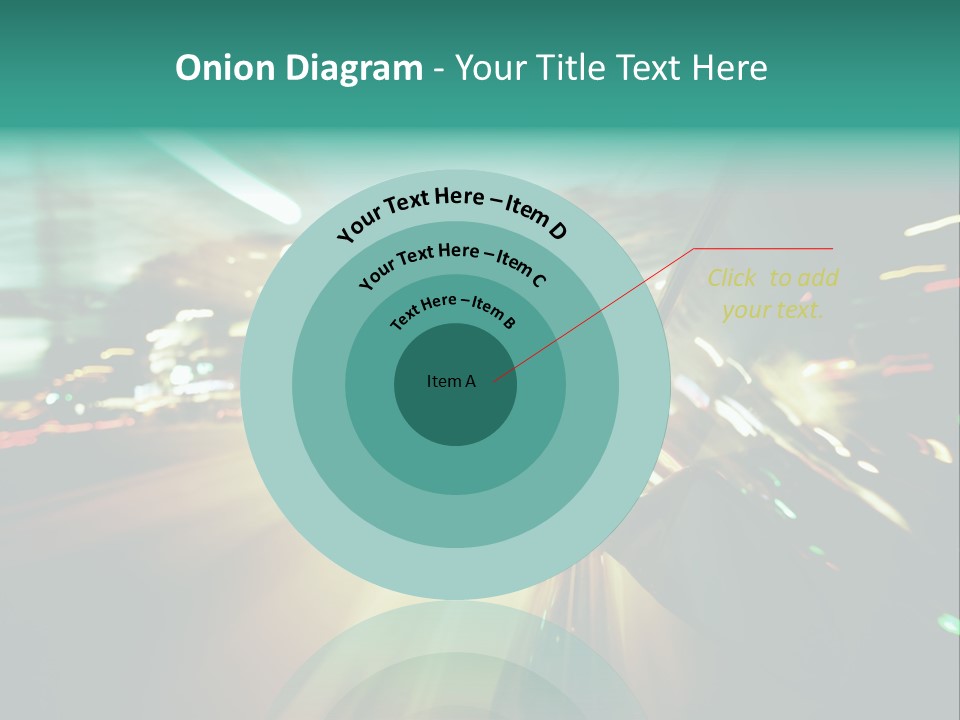 Zoom Blue Building PowerPoint Template