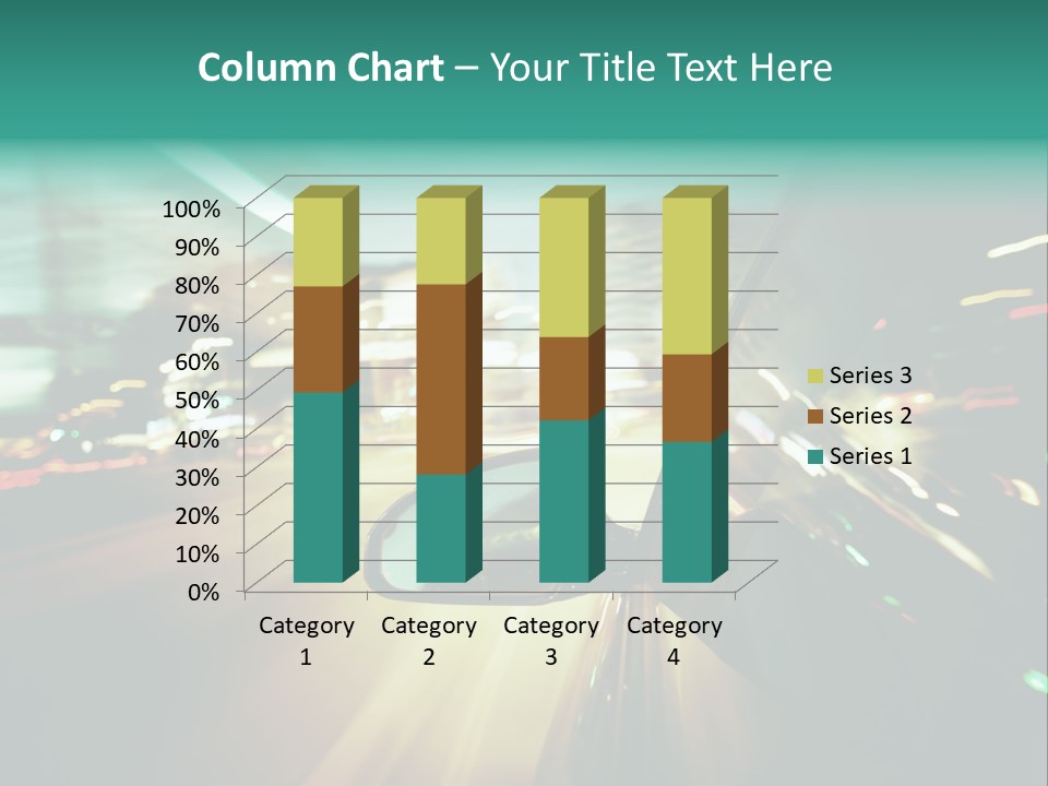 Zoom Blue Building PowerPoint Template