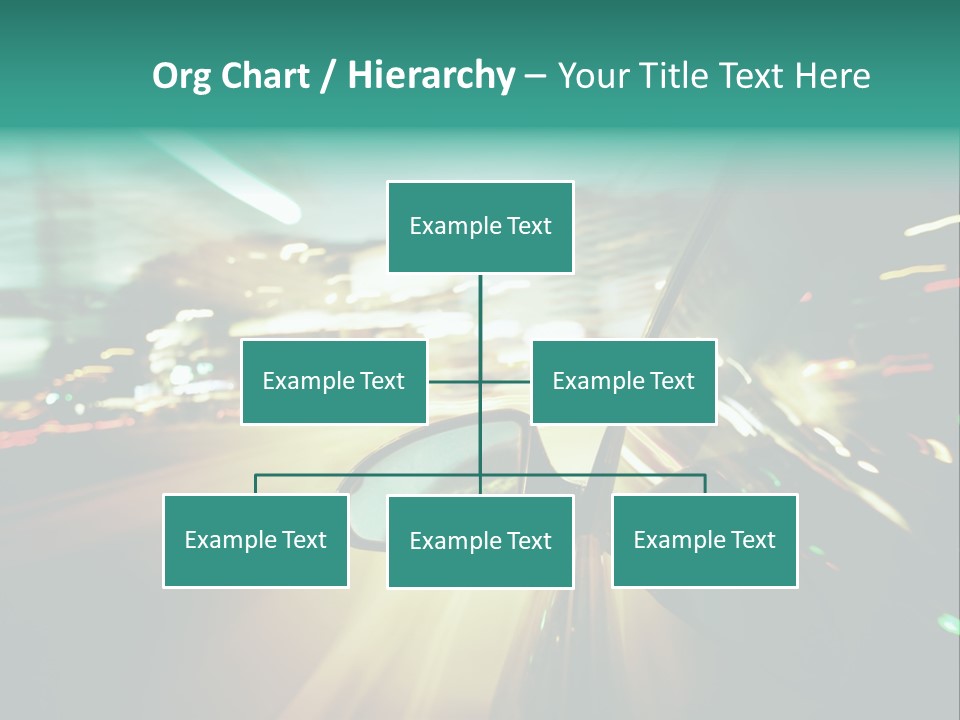 Zoom Blue Building PowerPoint Template