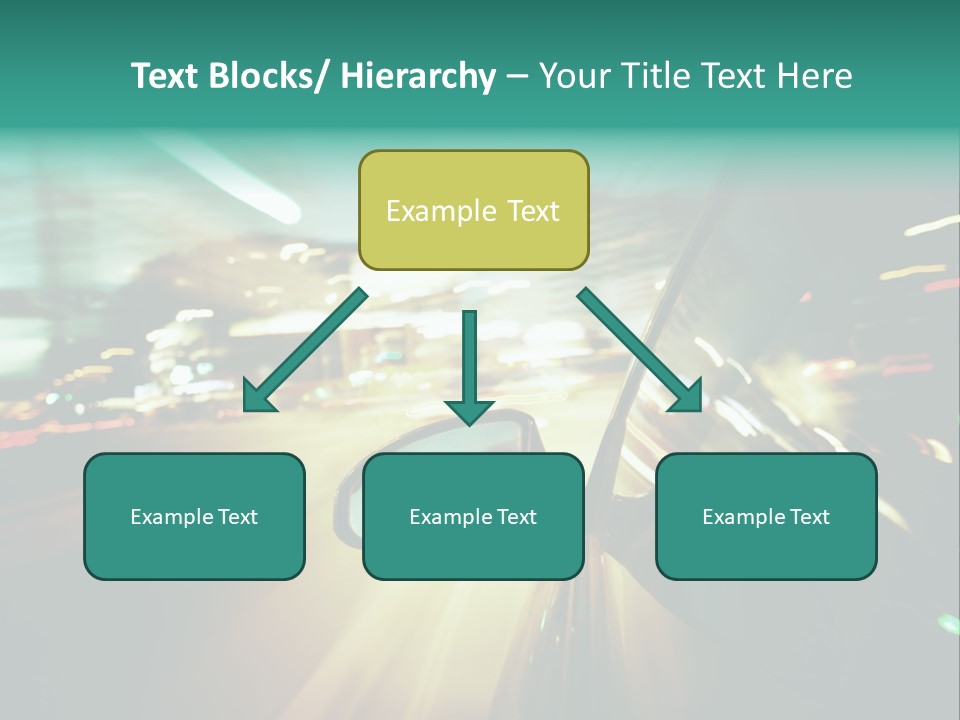 Zoom Blue Building PowerPoint Template