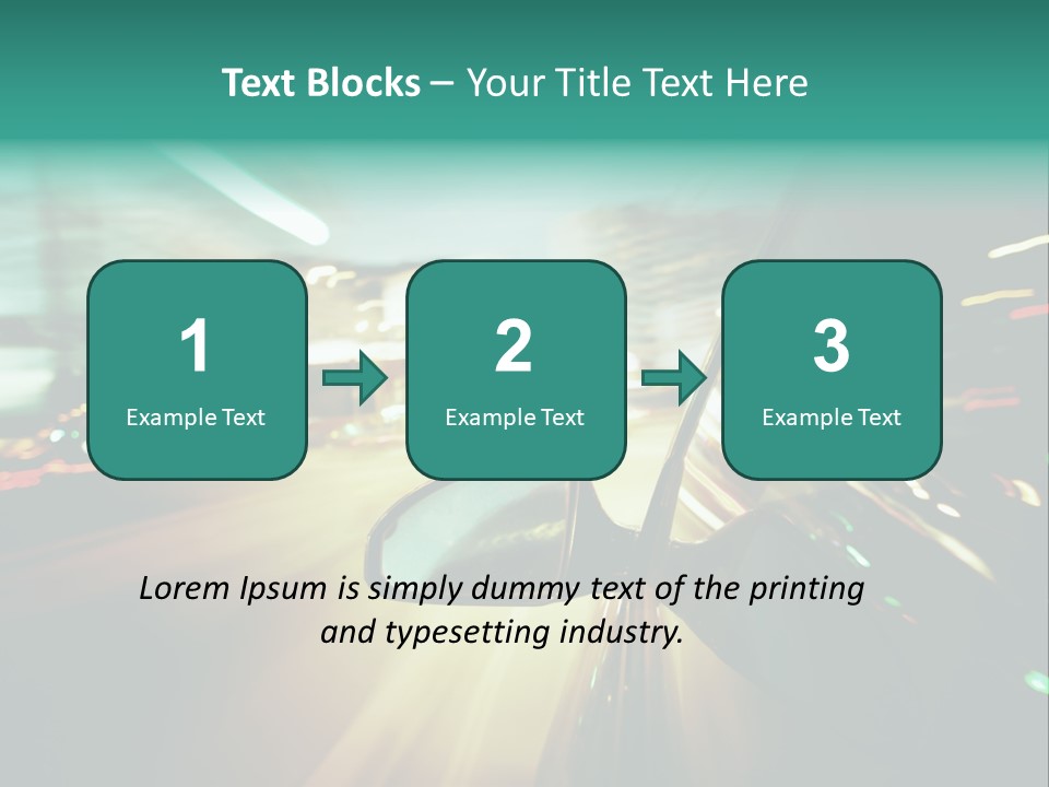Zoom Blue Building PowerPoint Template