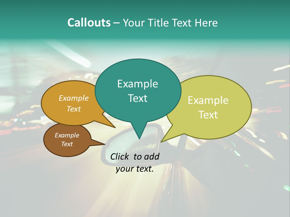 Zoom Blue Building PowerPoint Template