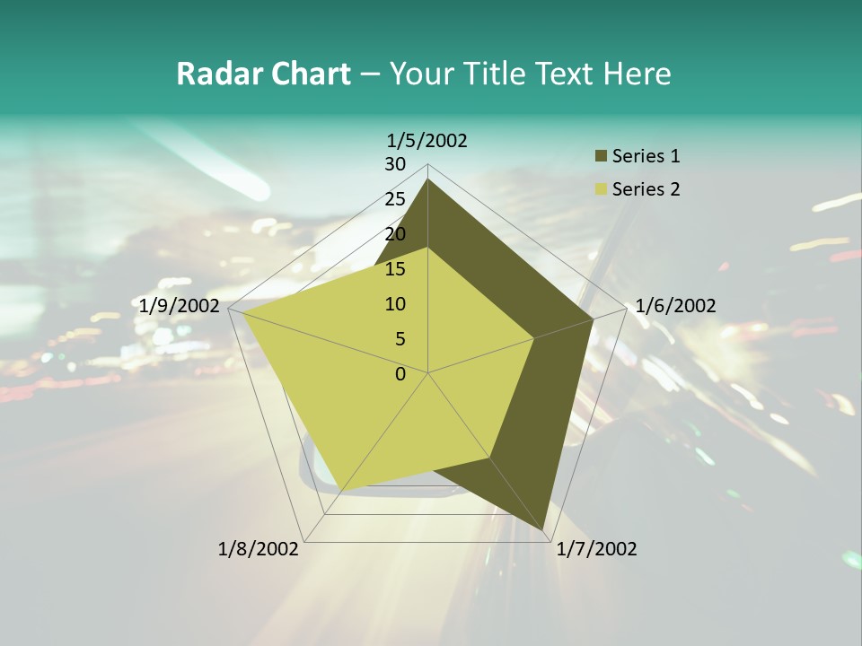 Zoom Blue Building PowerPoint Template