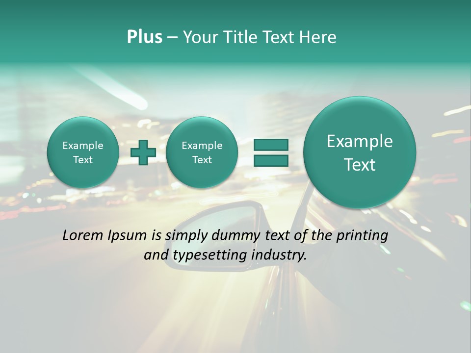 Zoom Blue Building PowerPoint Template