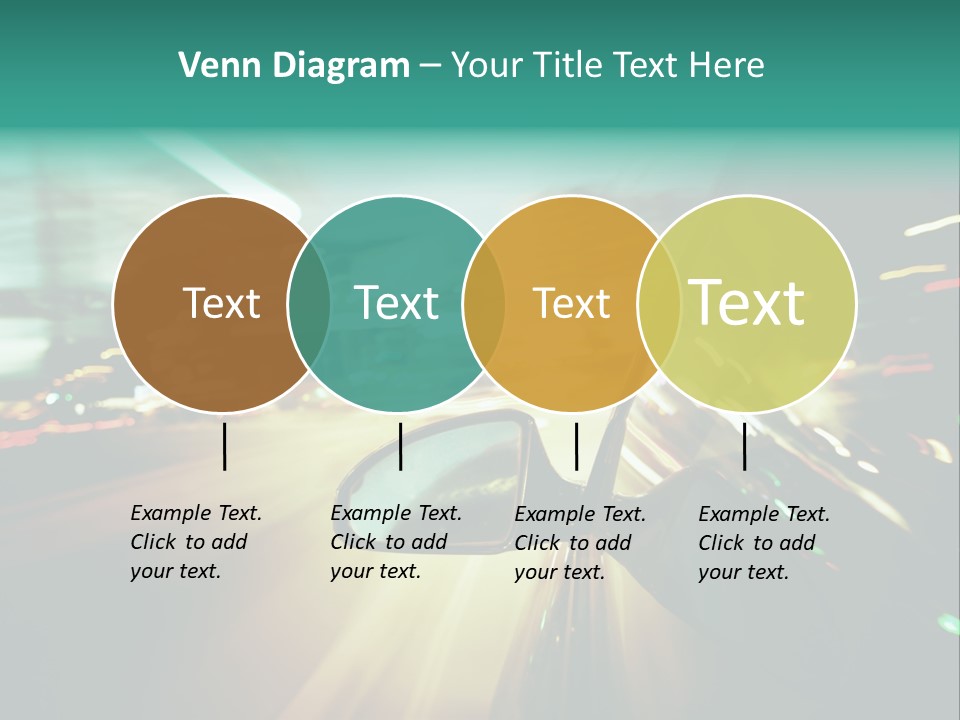 Zoom Blue Building PowerPoint Template