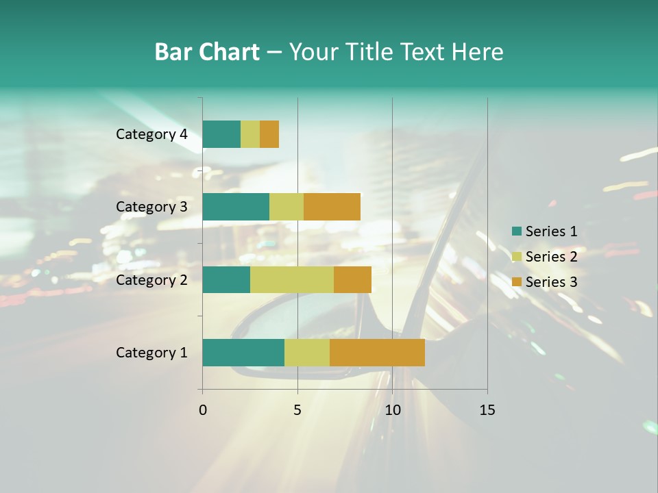 Zoom Blue Building PowerPoint Template