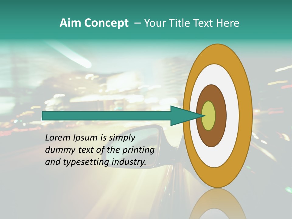 Zoom Blue Building PowerPoint Template