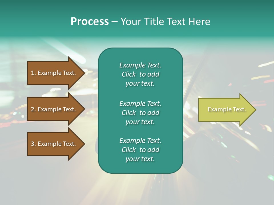 Zoom Blue Building PowerPoint Template