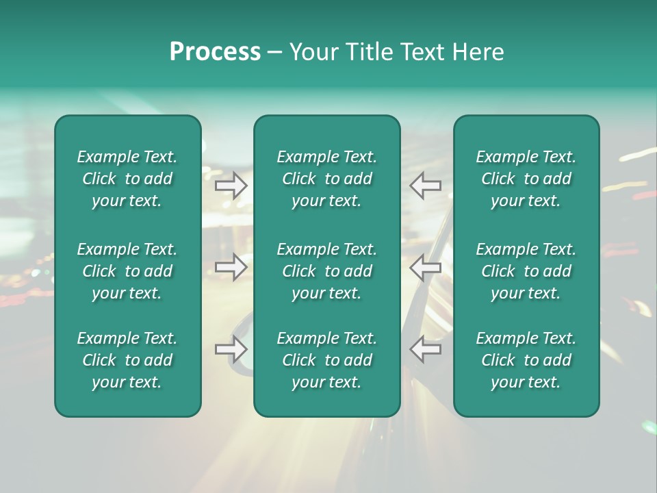 Zoom Blue Building PowerPoint Template