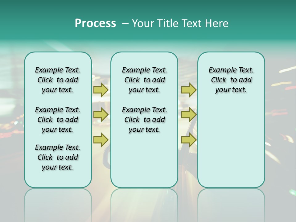 Zoom Blue Building PowerPoint Template