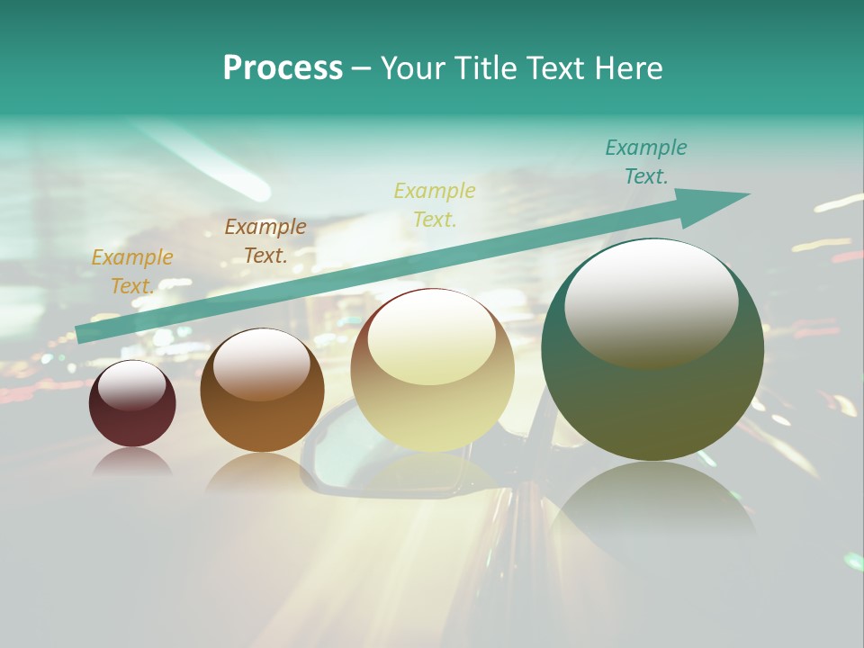 Zoom Blue Building PowerPoint Template