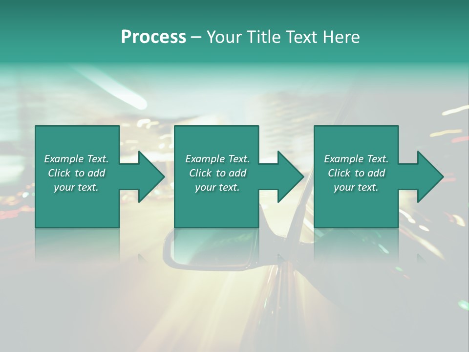 Zoom Blue Building PowerPoint Template