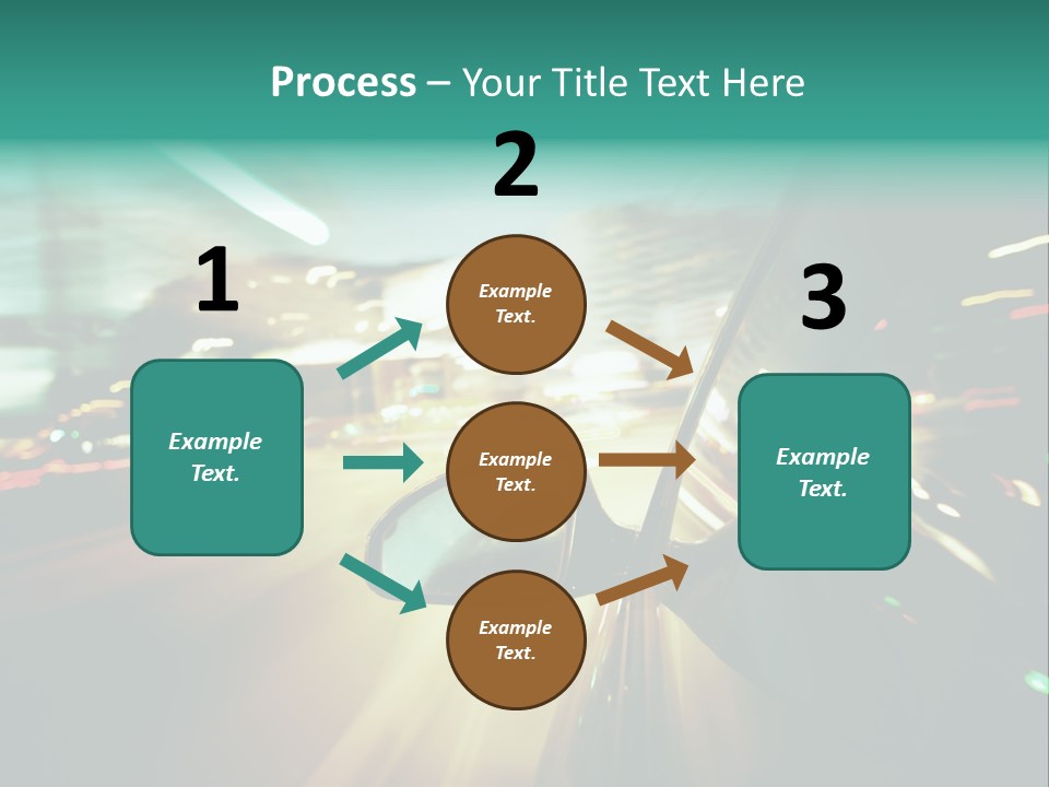 Zoom Blue Building PowerPoint Template