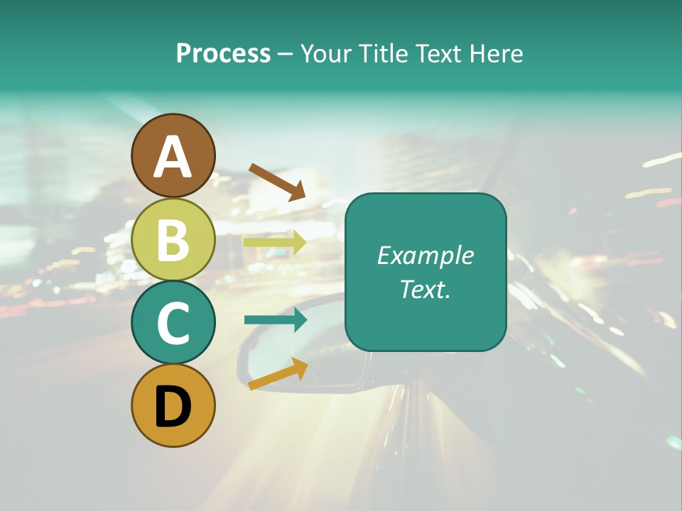 Zoom Blue Building PowerPoint Template