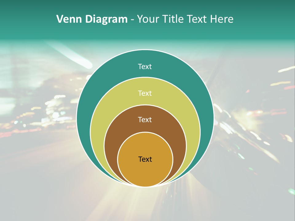 Zoom Blue Building PowerPoint Template