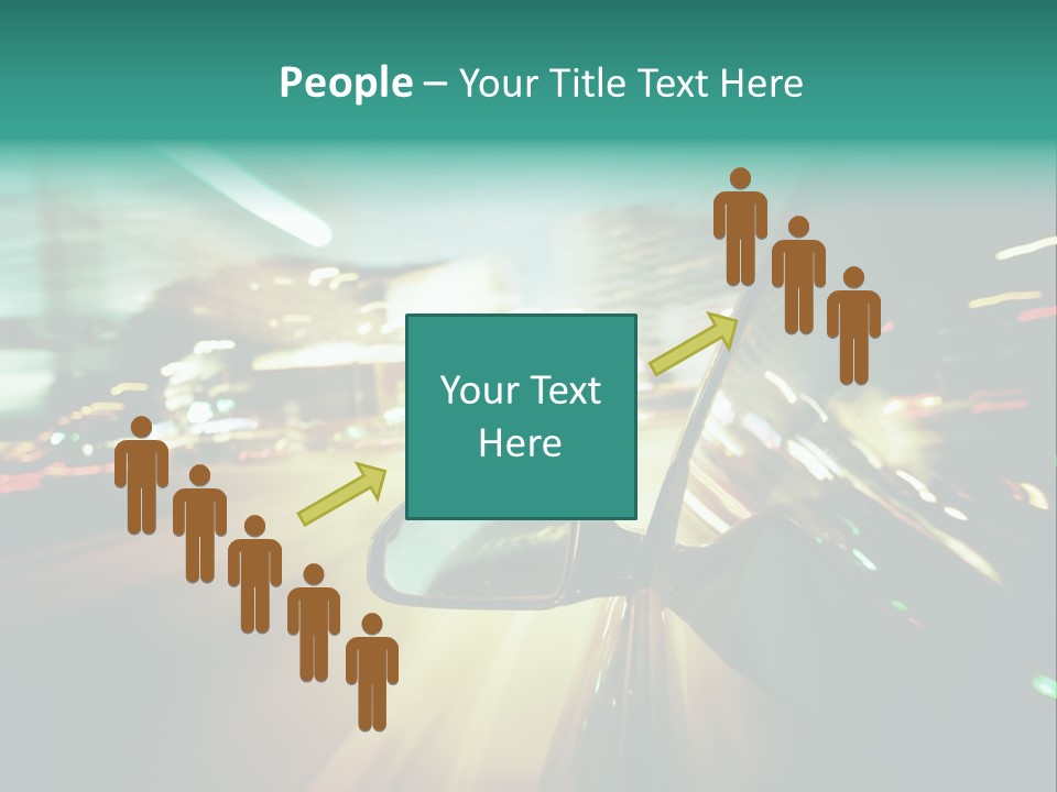 Zoom Blue Building PowerPoint Template