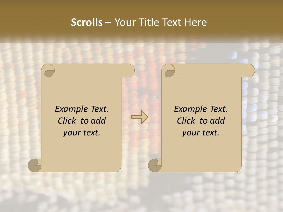 Scales Yellow Insect PowerPoint Template