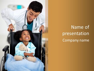 Medic Chair Emergency PowerPoint Template