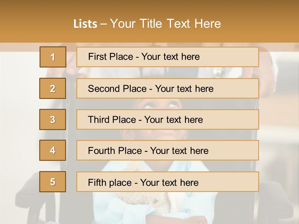 Medic Chair Emergency PowerPoint Template