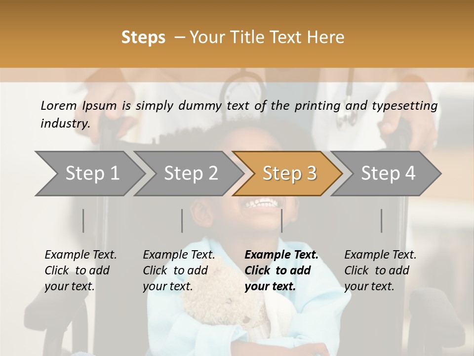 Medic Chair Emergency PowerPoint Template