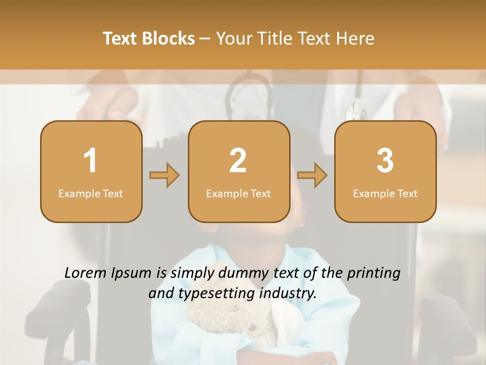 Medic Chair Emergency PowerPoint Template