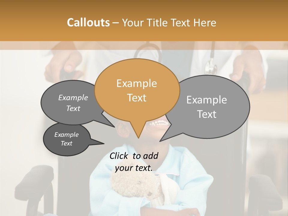 Medic Chair Emergency PowerPoint Template