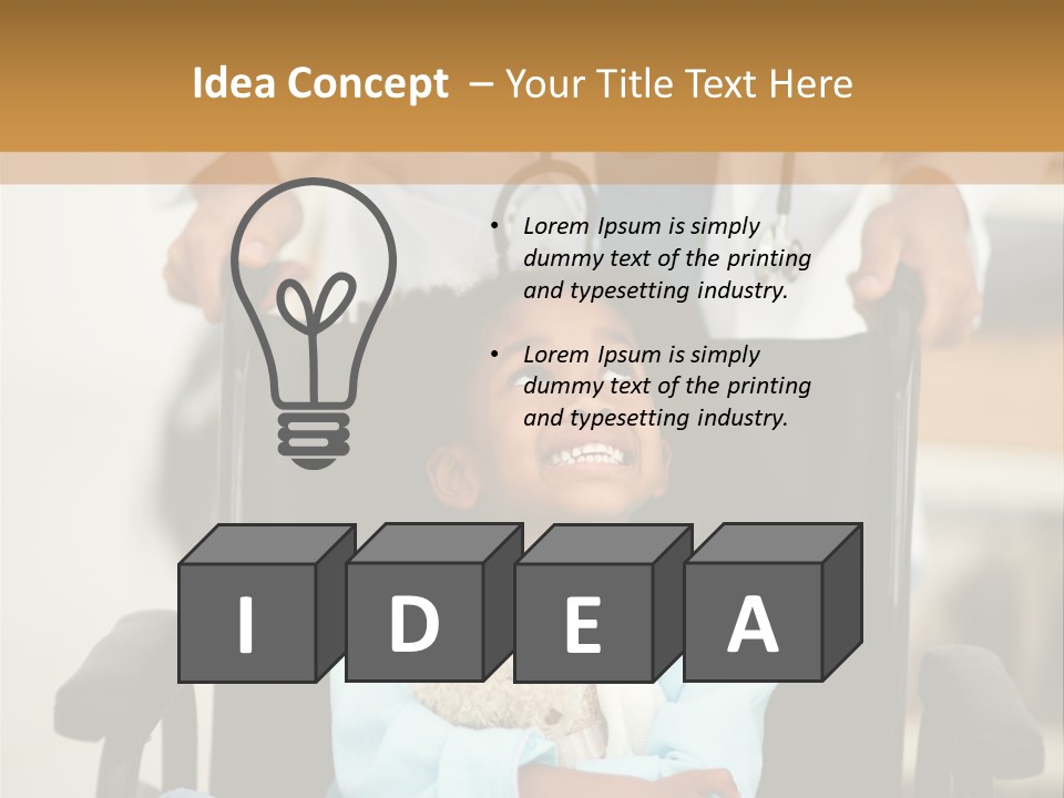 Medic Chair Emergency PowerPoint Template