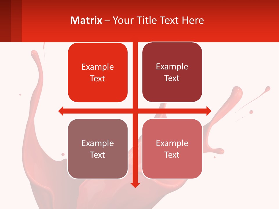 Abstract Motion Drop PowerPoint Template