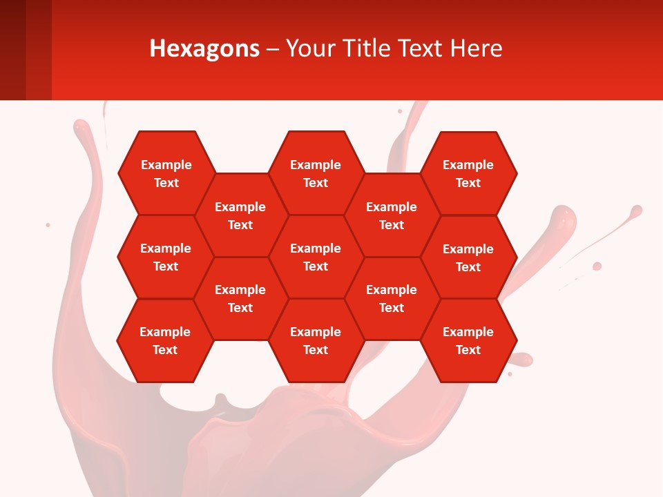 Abstract Motion Drop PowerPoint Template