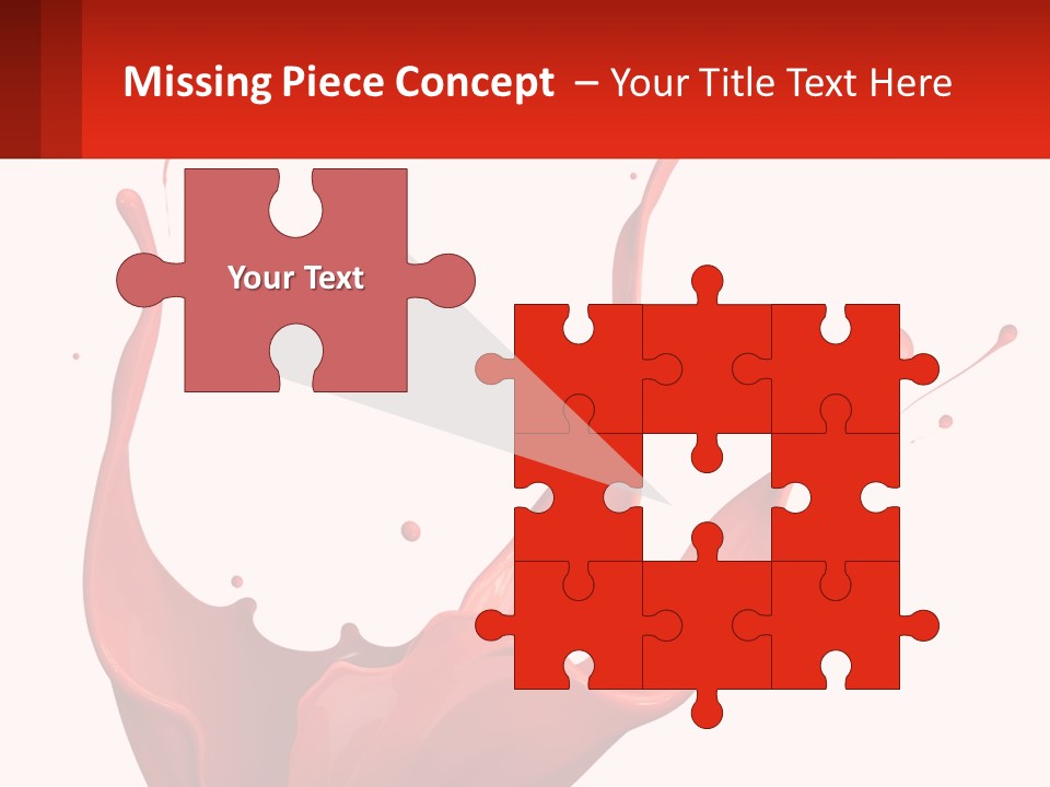 Abstract Motion Drop PowerPoint Template