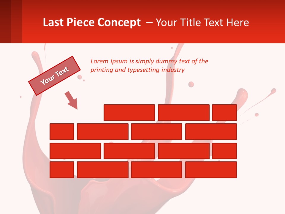 Abstract Motion Drop PowerPoint Template