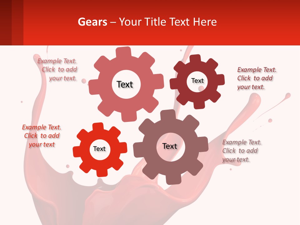 Abstract Motion Drop PowerPoint Template