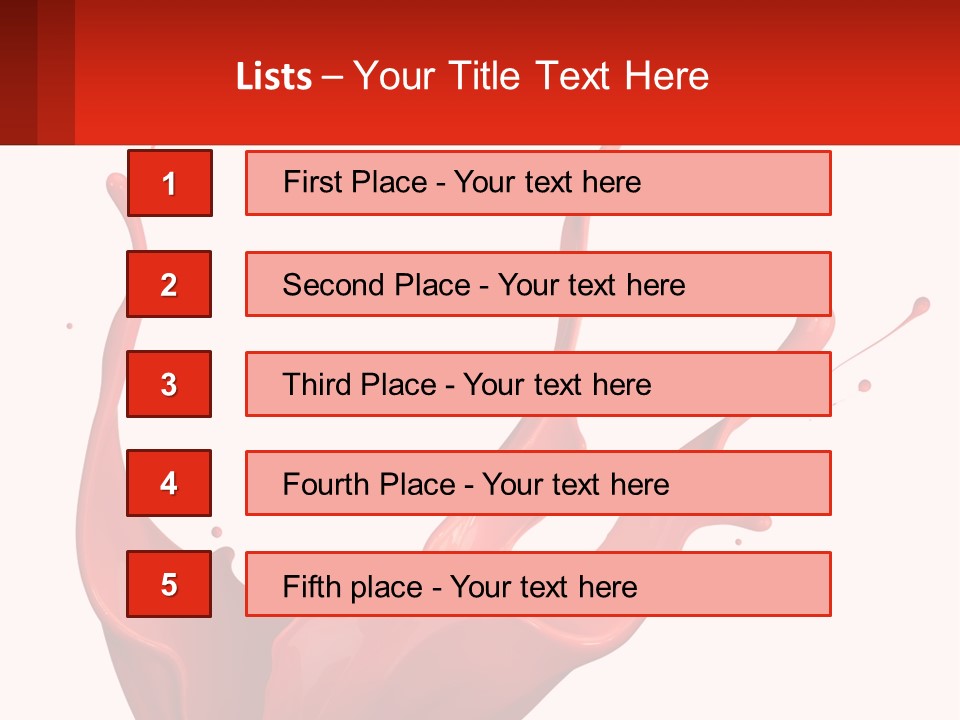 Abstract Motion Drop PowerPoint Template