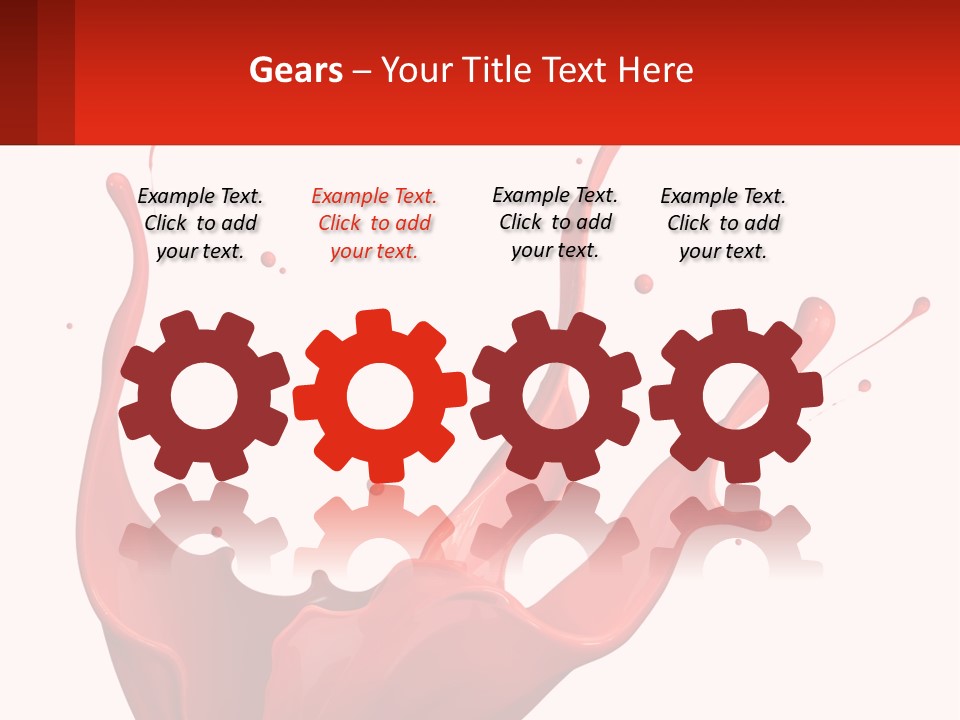 Abstract Motion Drop PowerPoint Template