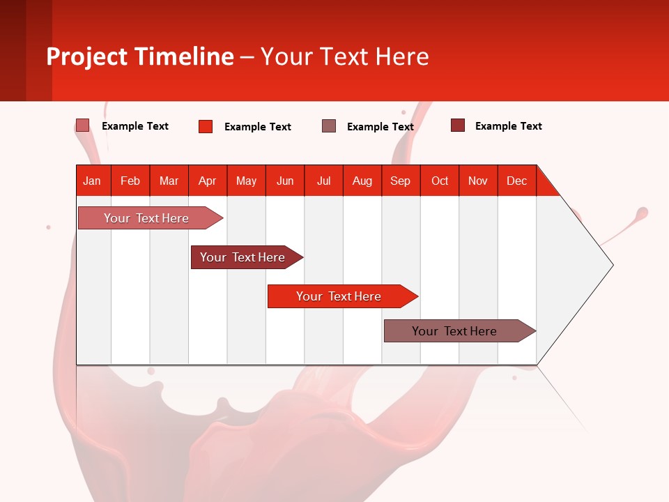 Abstract Motion Drop PowerPoint Template