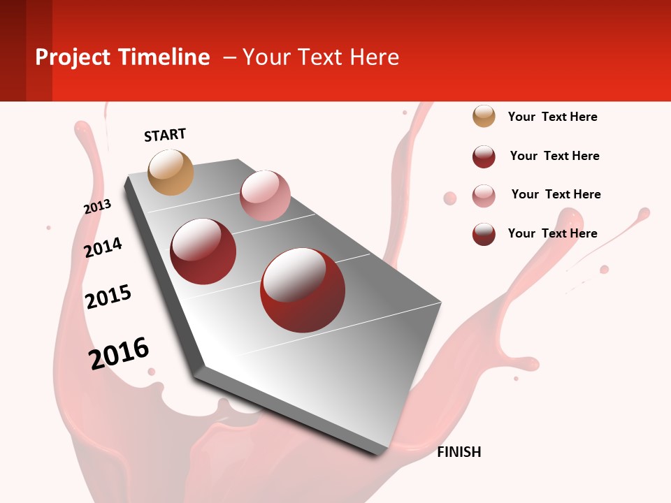 Abstract Motion Drop PowerPoint Template