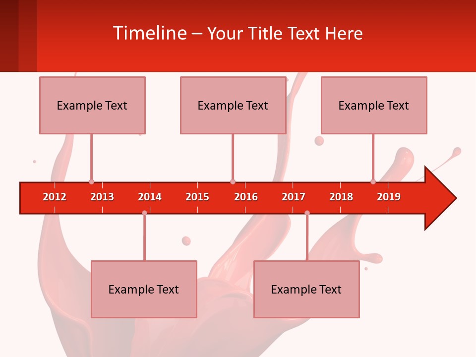 Abstract Motion Drop PowerPoint Template