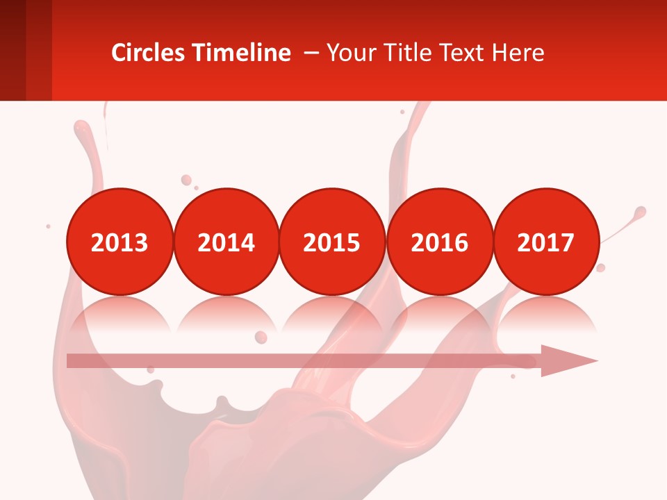 Abstract Motion Drop PowerPoint Template