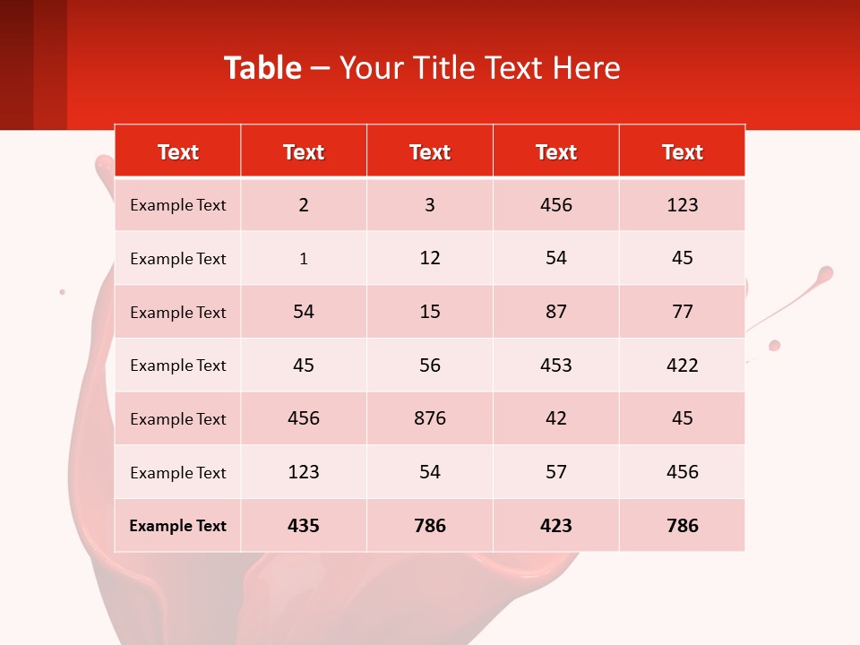 Abstract Motion Drop PowerPoint Template