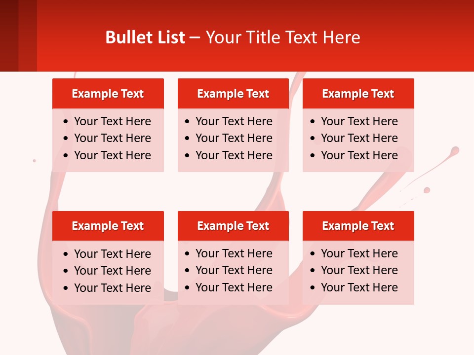 Abstract Motion Drop PowerPoint Template
