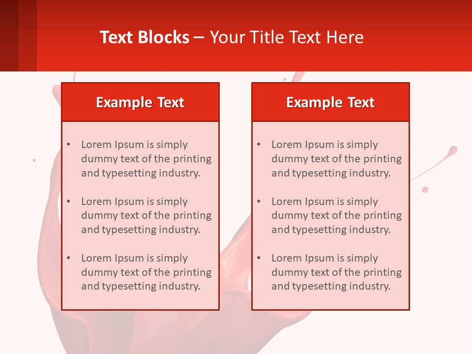 Abstract Motion Drop PowerPoint Template