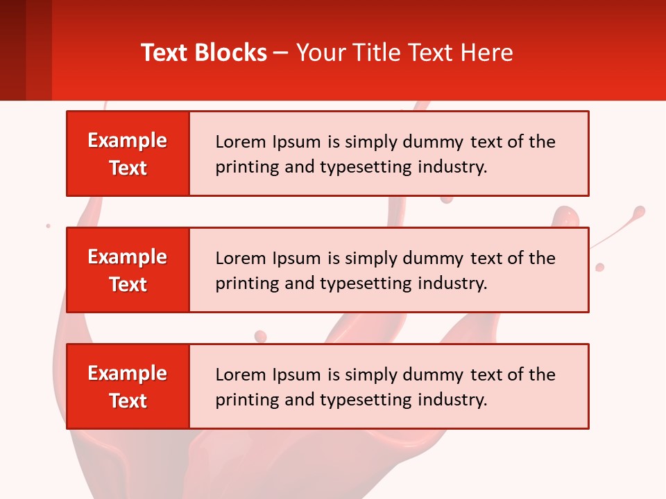 Abstract Motion Drop PowerPoint Template