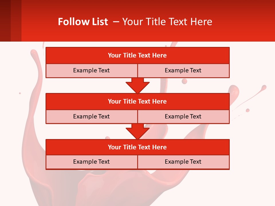 Abstract Motion Drop PowerPoint Template