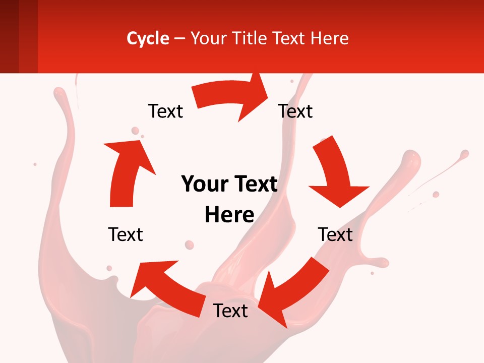 Abstract Motion Drop PowerPoint Template