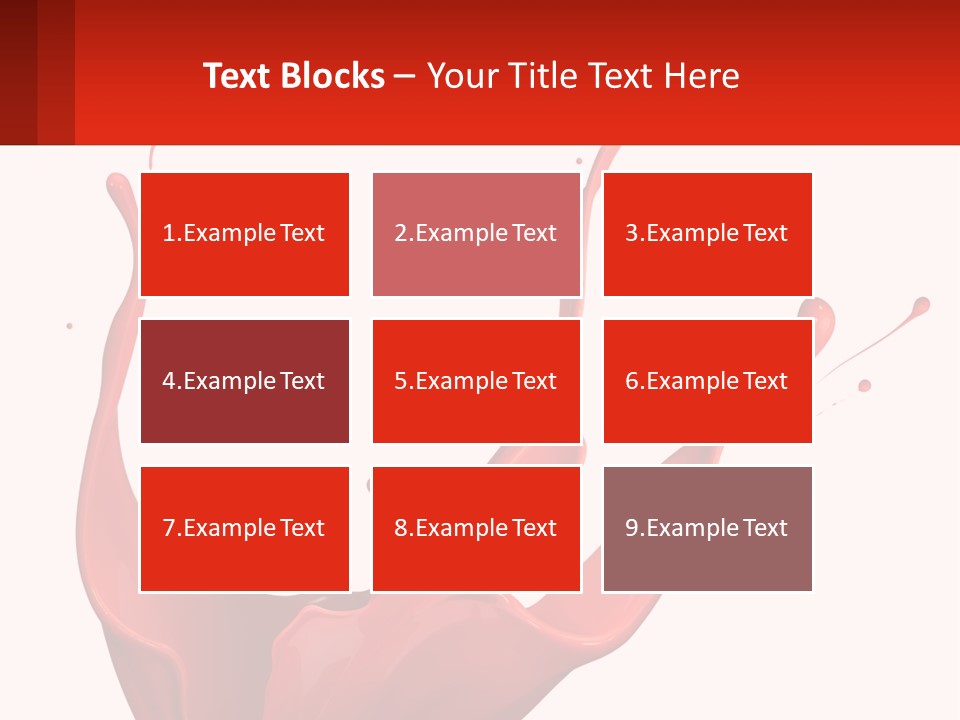 Abstract Motion Drop PowerPoint Template