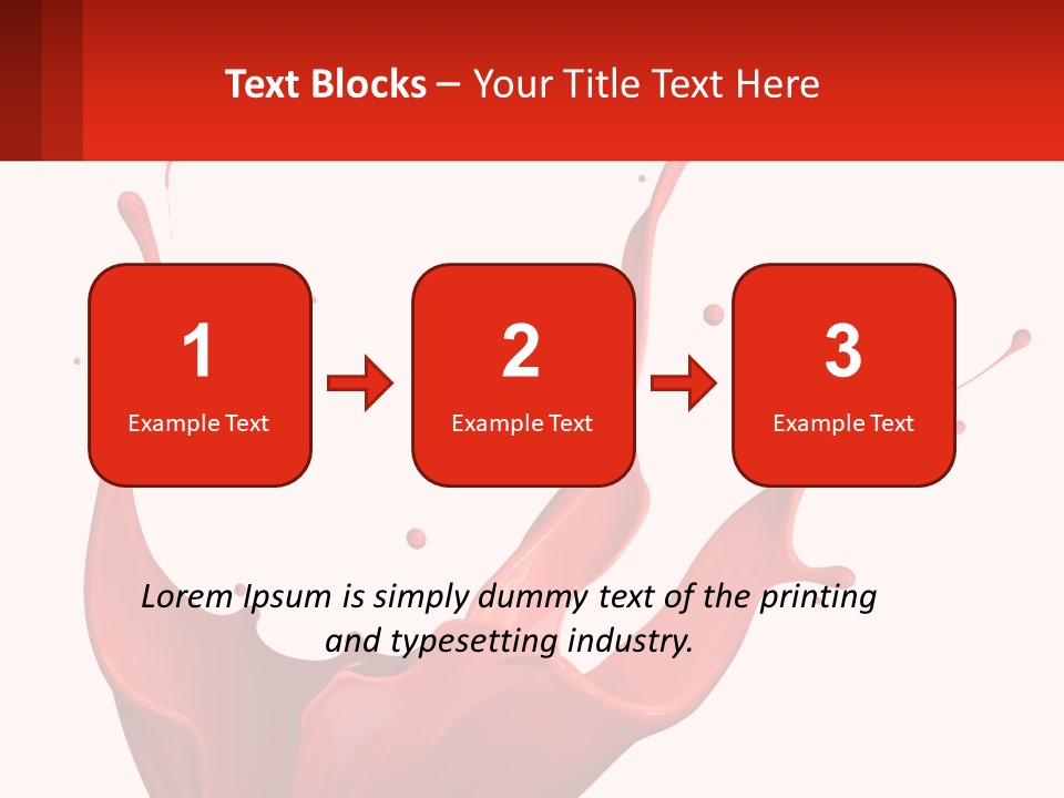 Abstract Motion Drop PowerPoint Template