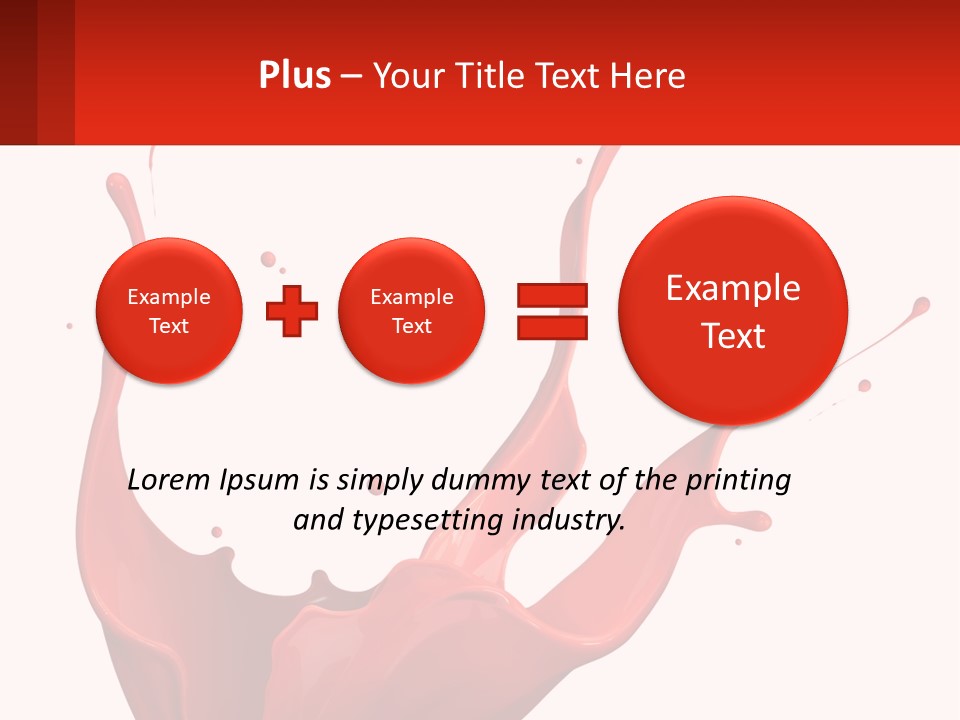 Abstract Motion Drop PowerPoint Template