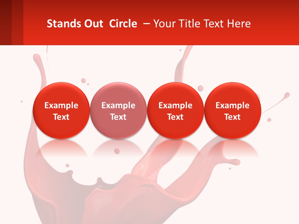 Abstract Motion Drop PowerPoint Template